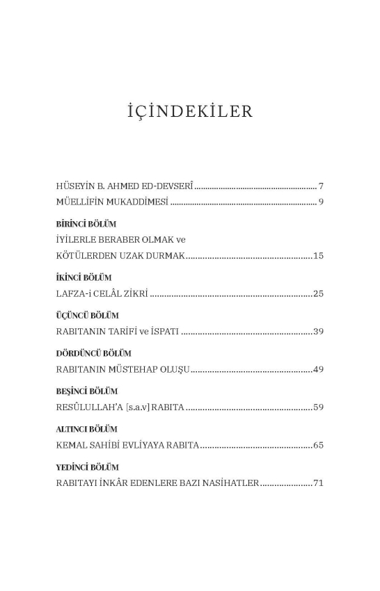 Delilleriyle Rabıta ve Lafza-i Celâl Zikri - 2