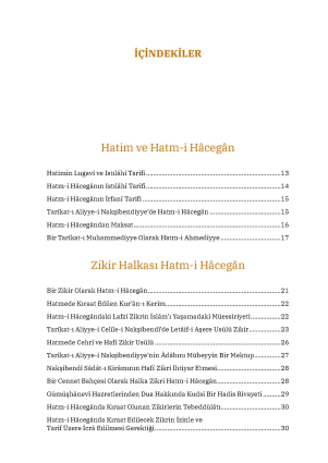 Hatm-i Hâcegân ve Saadetli Sâdâtı - 2