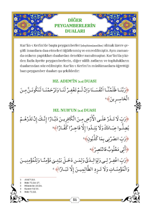 Müminlerin Sığınağı - Peygamberler, Evliyalar ve Salihlerden Dualar - 3