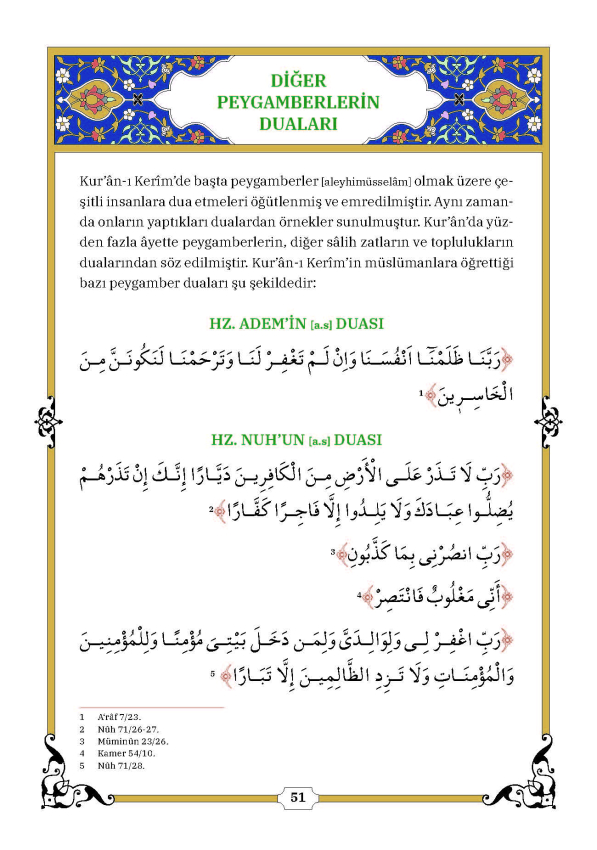 Müminlerin Sığınağı - Peygamberler, Evliyalar ve Salihlerden Dualar - 3