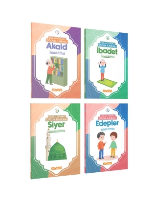 Sorulu Cevaplı Çocuk İlmihali - Dörtlü Set - Safi Çocuk